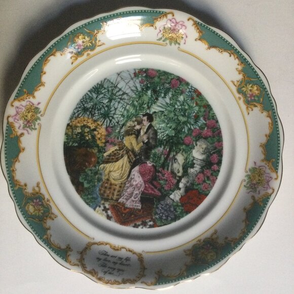 Two ROBERT HERRICK VTG Poetry Society Limited Ed. 1982 fine porcelain plates 8" - Picture 11 of 13